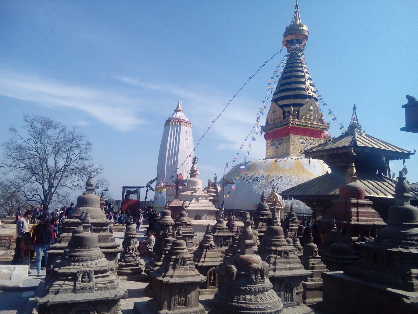 Swayambu Buddhist stupa -  himaland.com